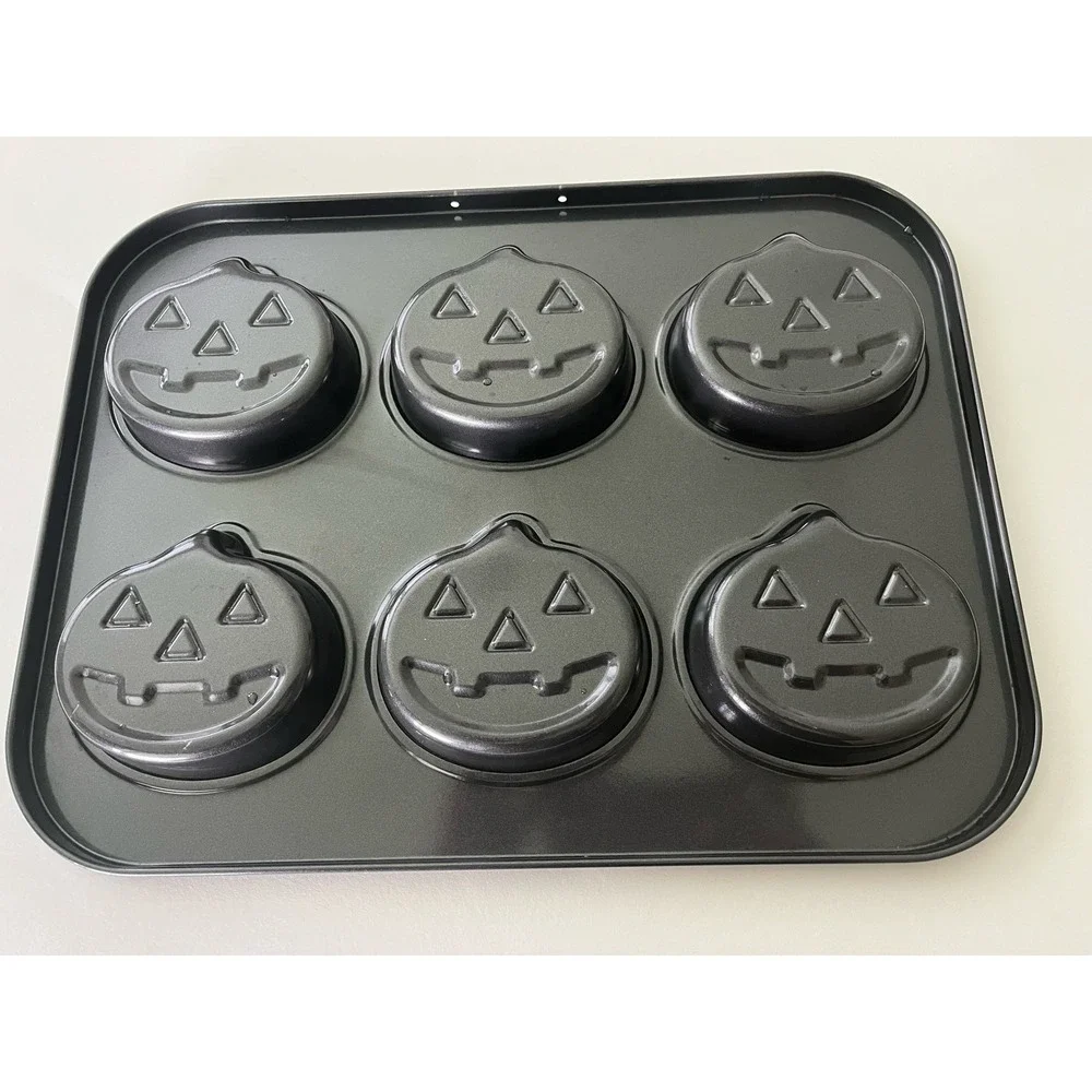 Halloween Baking Pans Molded Ghost Pumpkin Faces Candy Cake Nonstick‎ unbranded